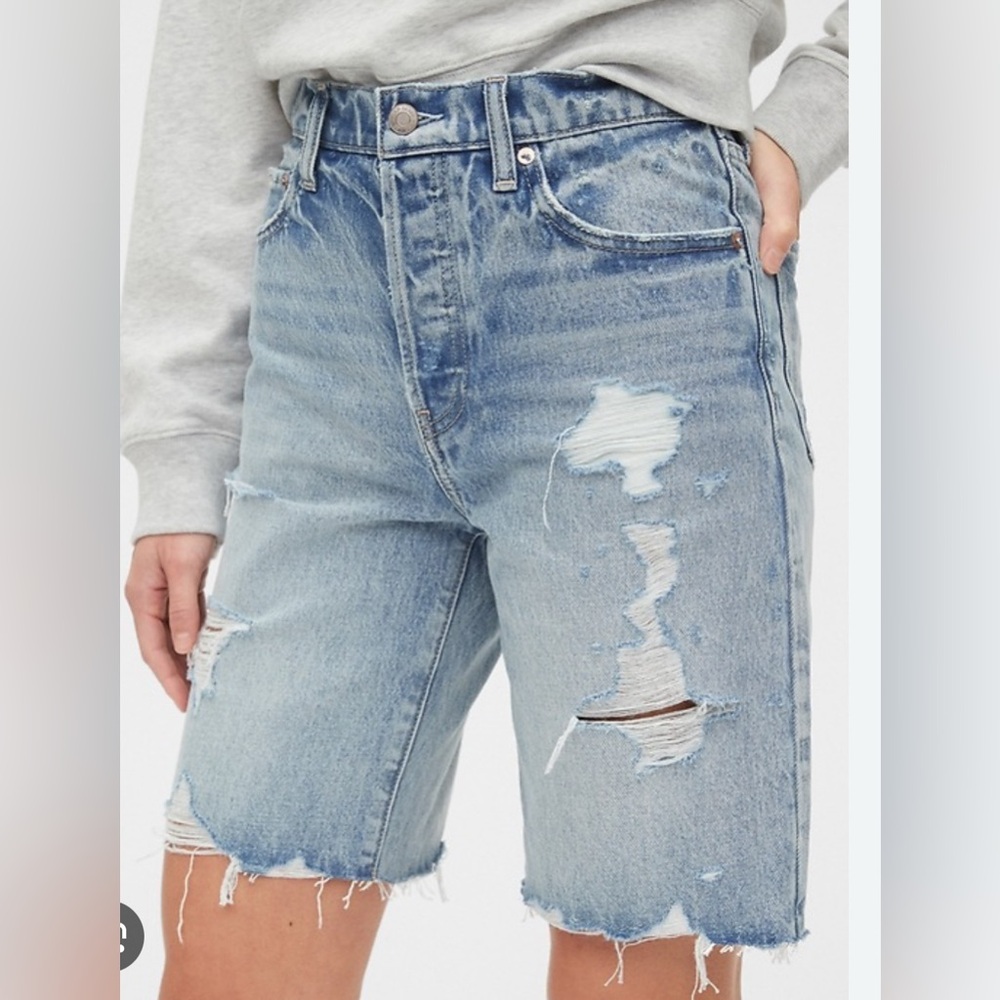 Distressed Blue Women's shorts, size 27